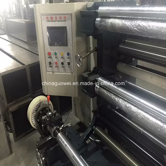 Strong Practicability Ultrasonic Label Cutting Slitting Machine by PLC