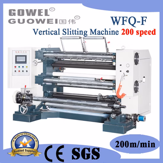 Strong Practicability Ultrasonic Label Cutting Slitting Machine by PLC